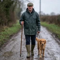 Veste imperm&eacute;able EN 13688 polyur&eacute;thane PVC kaki fonc&eacute; &agrave; 3XL