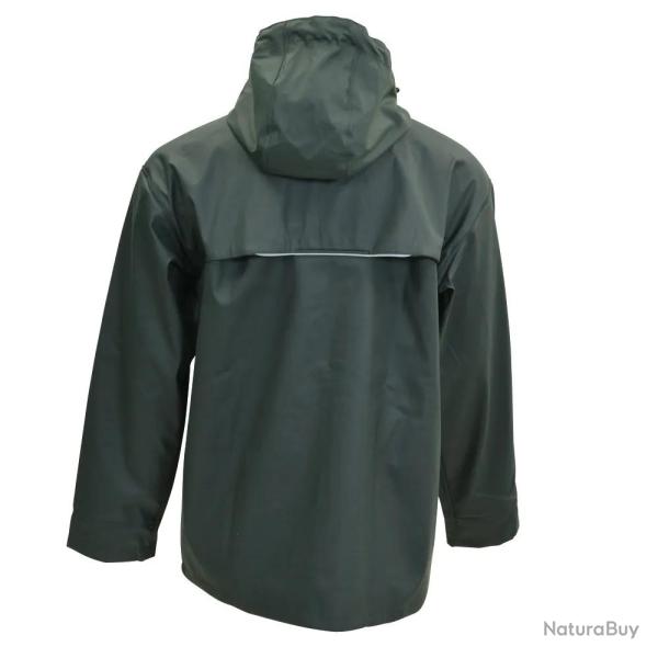 Veste imperm�able EN 13688 polyur�thane PVC kaki fonc� � 3XL