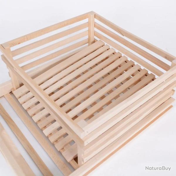 Tiroir de r�serve � pomme de terre pour garde manger en bois