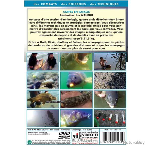 DVD : Carpes en rafales : Stratgies d'amorage gagnantes