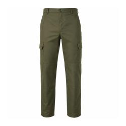 Pantalon Homme polycoton Basic kaki taille 36 &agrave; 60
