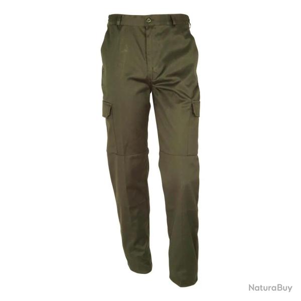 Pantalon Homme polycoton Basic kaki taille 36 � 60