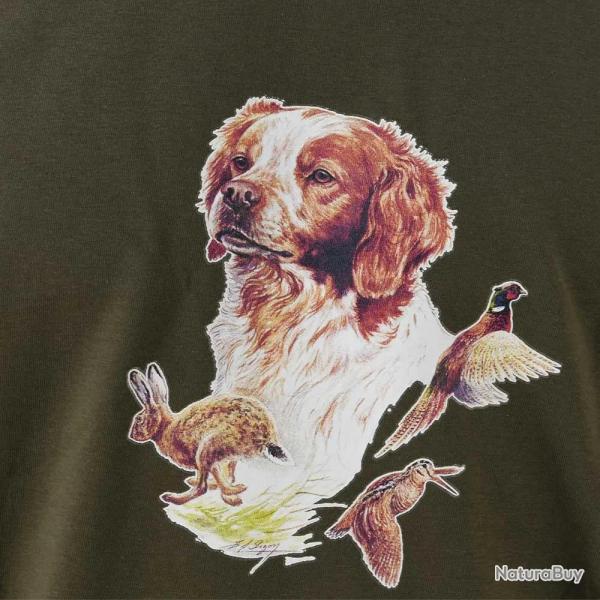 T shirt kaki pagneul Bartavel