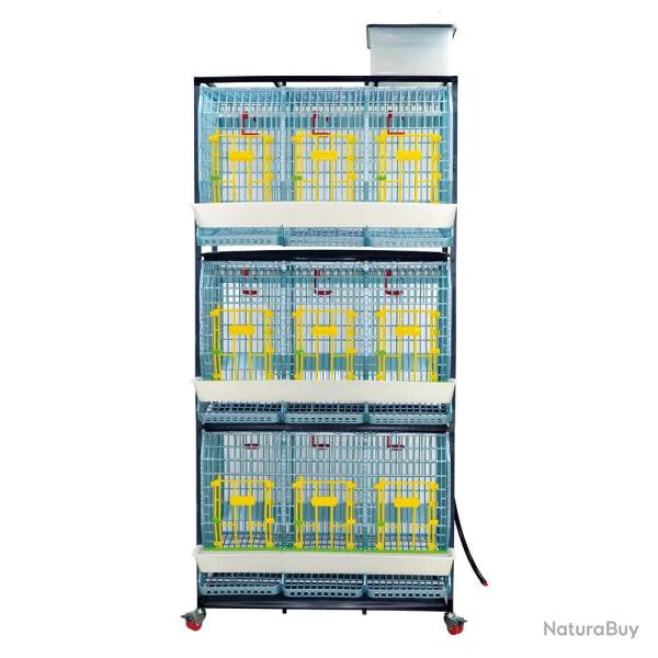 Cage reproducteurs/pondeuses 3 tages - CIMUKA