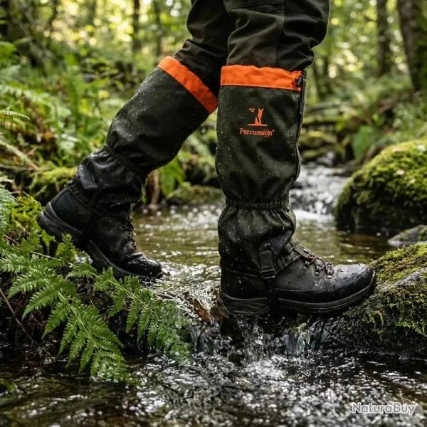 Gu�tres de chasse Predator 1200R polyester vert orange