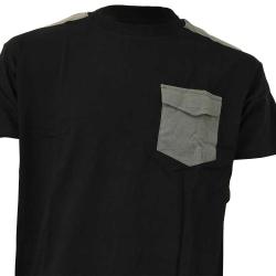 T-Shirt de travail Brooklyn coton bicolore noir / gris M à 4XL M