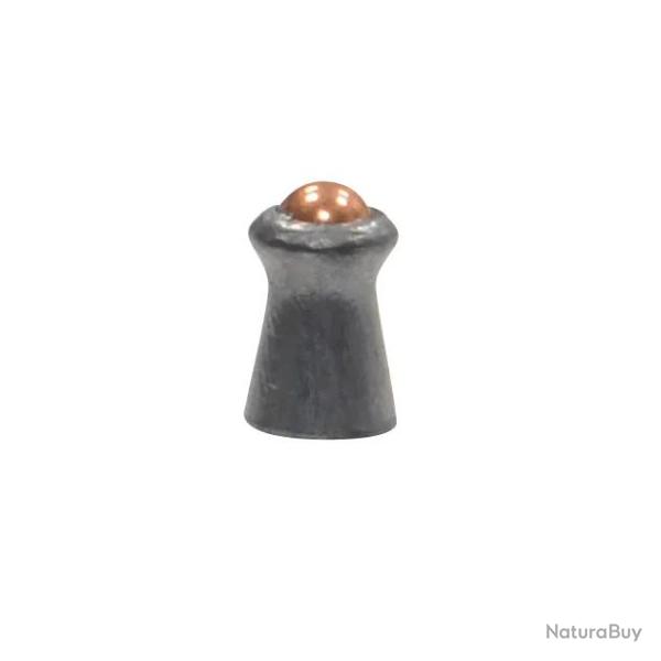 Boite de 150 plombs Rocket t�te bille acier cuivr� cal 4.5mm
