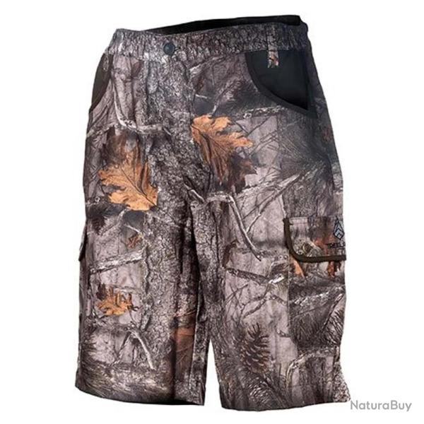 Bermuda enfant 2 poches polyester camo forest 8 � 16 ans