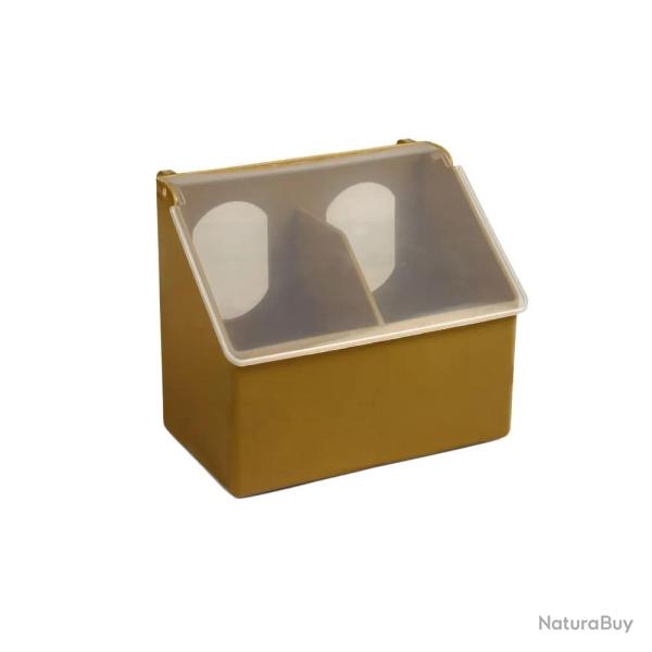 Mangeoire de cage �co 2 trous pour pigeons - GAUN