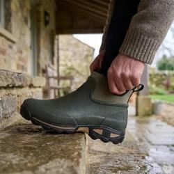 Bottillons Clean Land caoutchouc et double n&eacute;opr&egrave;ne Kaki 40 &agrave; 47