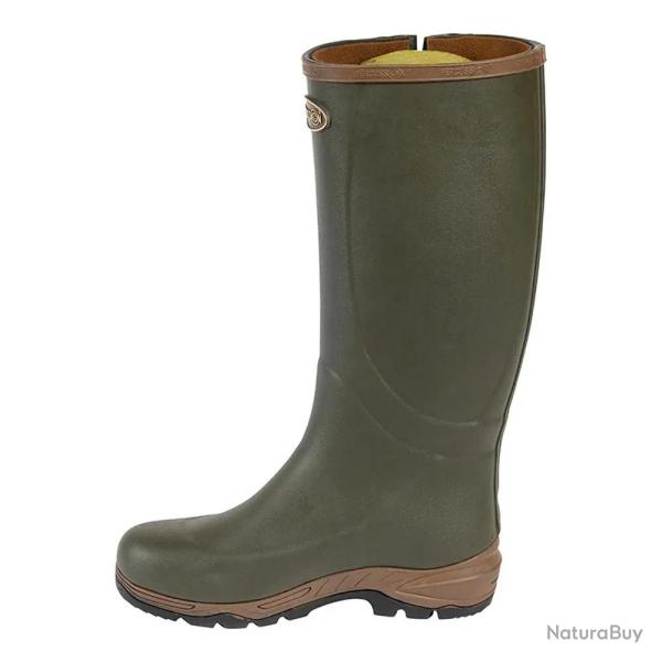 Bottes SPS full zip Cambridge n�opr�ne caoutchouc kaki 37 � 48