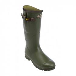 Bottes Tradition jersey confort caoutchouc kaki &agrave; 47