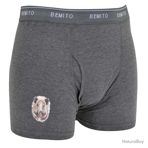 Lot 3 Boxers canard cerf sanglier lastique coton doubl M  3XL M