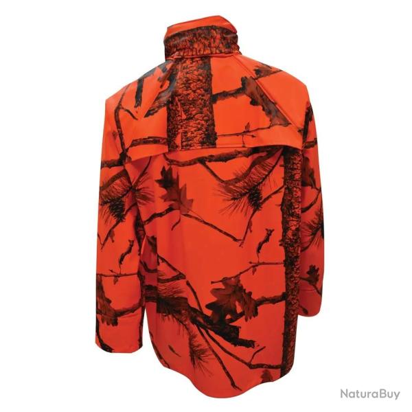 Veste de pluie Treeland tanche camo orange blaze M  4XL