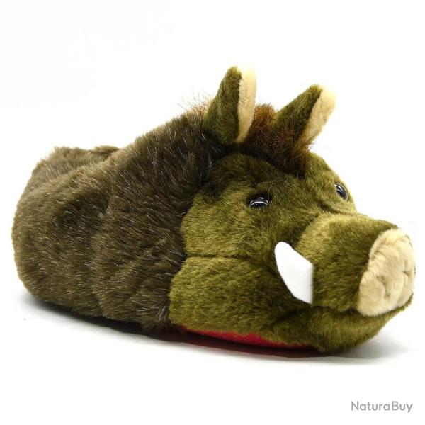 Chaussons Sanglier molletonn�e polyester 40/42 � 43/45 43 / 45