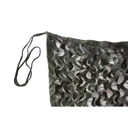 Filet de camouflage renforc&eacute; polyester anti UV marron kaki 1,5x3m