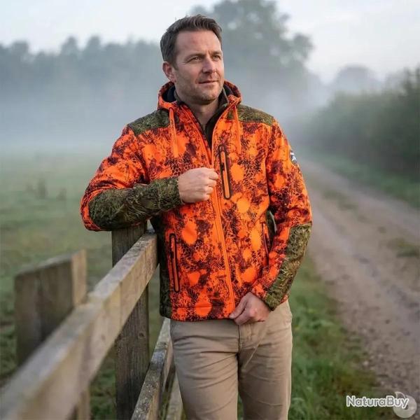 Blouson Verney Carron zip Wolf vipercam 3 couches blaze � 3XL