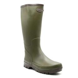 Bottes Marly antid&eacute;rapantes caoutchouc naturel kaki 37 &agrave; 48