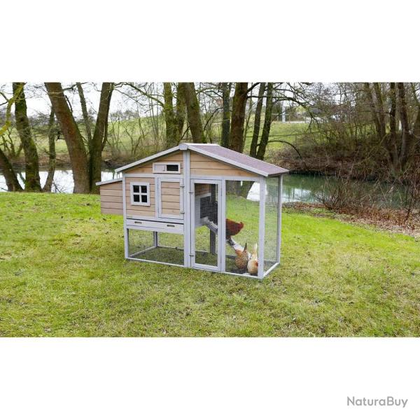 Poulailler "Grand luxe" avec renfort mtallique