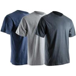 Lot 3 T shirts LMA gris bleu noir taille 3 &agrave; 3XL