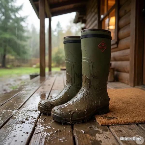 Bottes TeamWood Dakota caoutchouc naturel kaki � 47