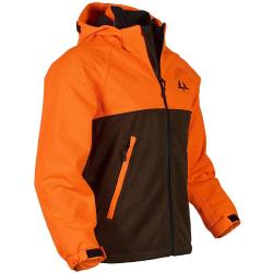 Veste enfant imperm&eacute;able Ridge polyester orange vert 6 &agrave; 16 ans