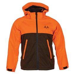 Veste enfant imperm&eacute;able Ridge polyester orange vert 6 &agrave; 16 ans