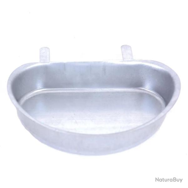 Abreuvoir demi lune contenance 0,4L 15X10X3,2cm Lot de 10