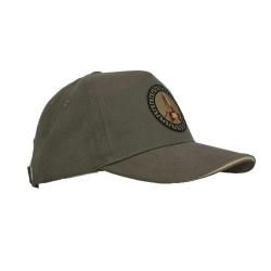 Casquette b&eacute;casse visi&egrave;re pr&eacute; courb&eacute;e coton kaki taille unique