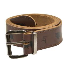 Ceinturon motif sanglier et b&eacute;casse