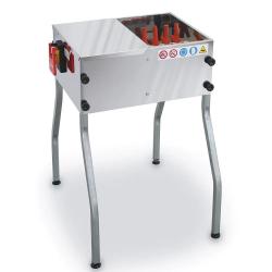 Plumeuse humide Piumina en inox 24 doigts - 40 volailles/h