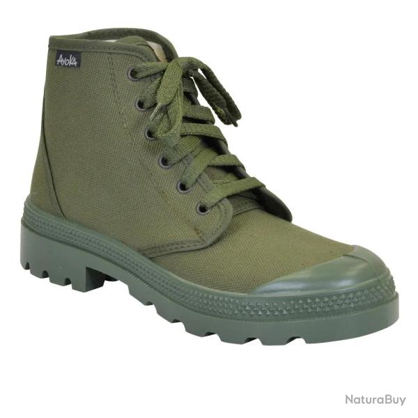 Chaussures Brousse toile tige en coton kaki 39  46 39
