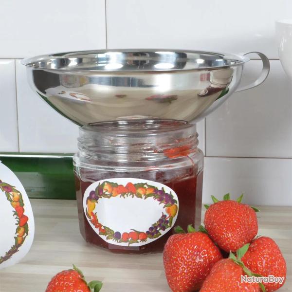 Entonnoir  bocaux universel acier inoxydable.