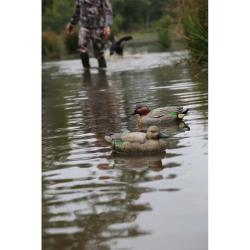 Pack de 6 Sarcelle Femelle Ultra HD mouss&eacute; en plastique