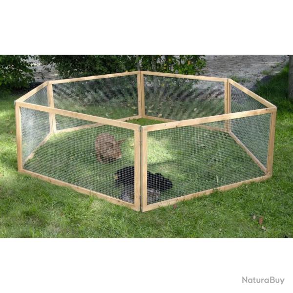 Parc extrieur modulable pour petits animaux