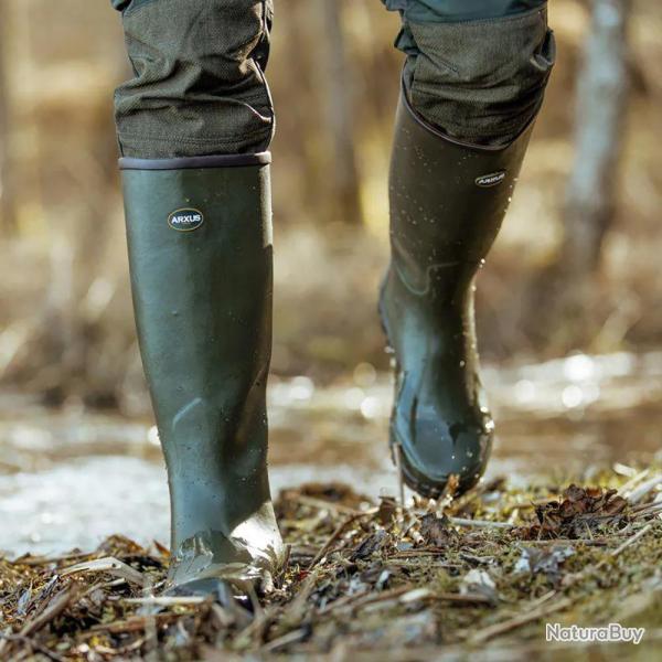 Bottes Mono Hunting Green confort caoutchouc kaki 40 � 46