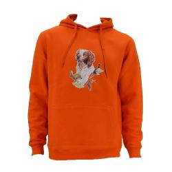 Sweat &agrave; capuche orange &eacute;pagneul Bartavel&reg;