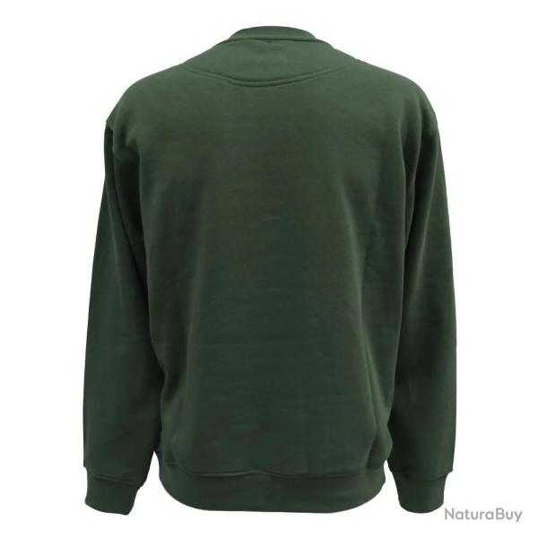 Sweat col rond kaki