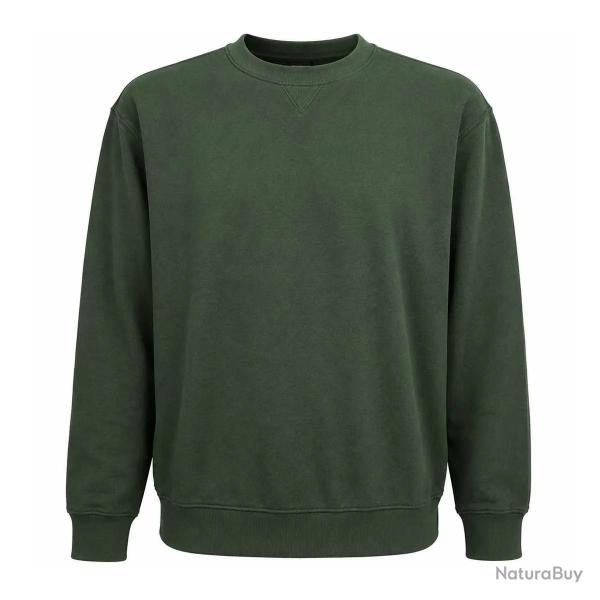 Sweat col rond kaki