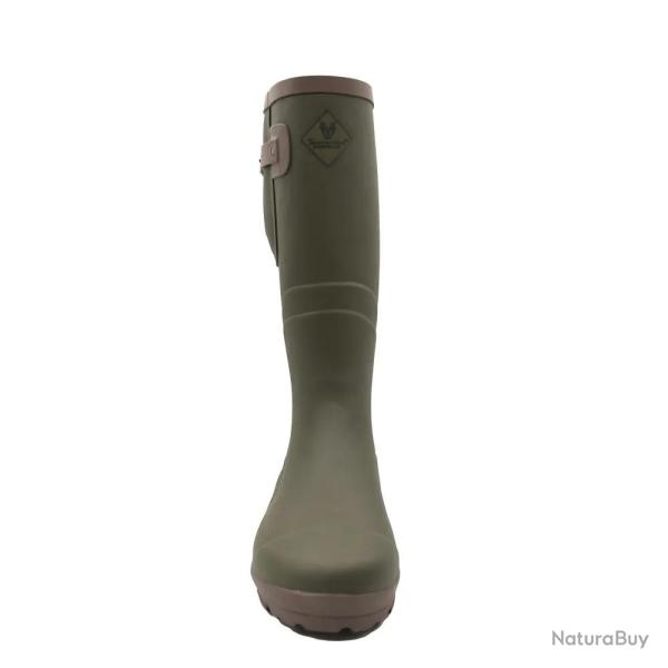Bottes de chasse Texas antidrapantes caoutchouc kaki  47