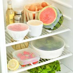 6 Couvercles ajustables