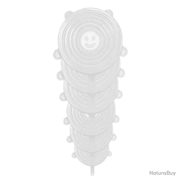 6 Couvercles ajustables