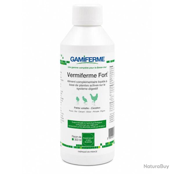 Vermiferme fort compl�ment alimentaire volaille 300 ml GAMIFERME
