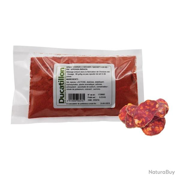 �pices chorizos � s�cher sachet de 250 g