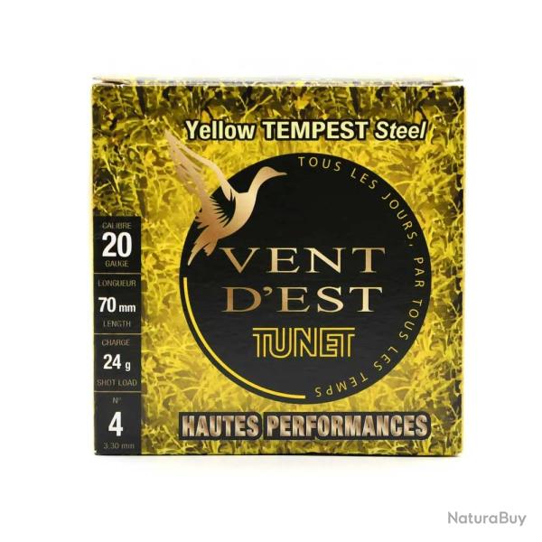 Boite de 25 cartouches BJ 20 70 vent d est yellow tempest 400m s
