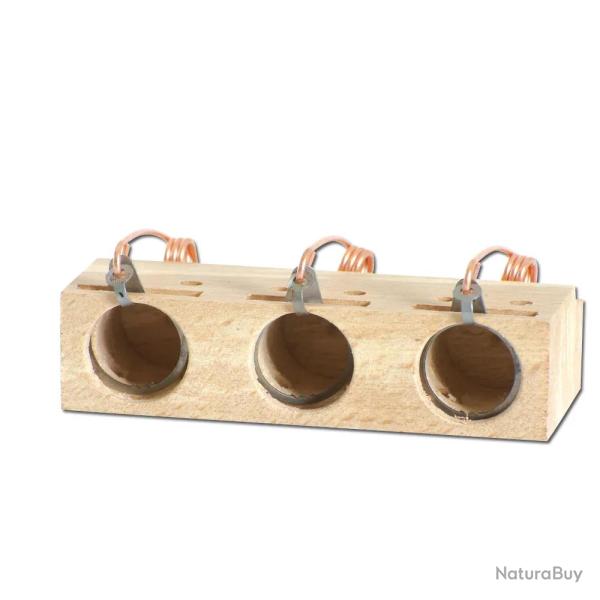 Sourici�re en bois 3 trous