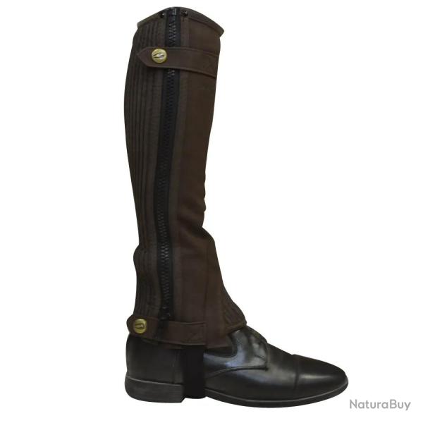 Mini chaps enfant amara nylon souple noir ou brun 10 ans