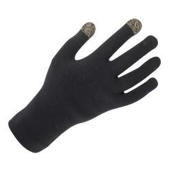 Gants &eacute;tanches anti transpiration nylon fibres bambou noir 7 &agrave; 9 Taille 8