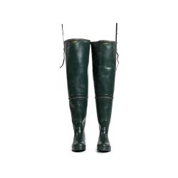 Cuissardes robustes caoutchouc doubl&eacute; n&eacute;opr&egrave;ne 3mm vert 39
