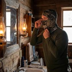 Cagoule Ridge extensible polyester digi camo Veil taille unique